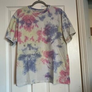 Colorful Tie-Dye Short Sleeve Tee